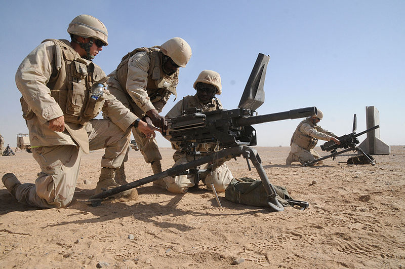 File:Defense.gov News Photo 101016-N-0475R-140 - U.S. Navy Seabees with Naval Mobile Construction Battalion 5 setup MK-19 grenade launchers during a crew-served weapons qualification range at Camp.jpg