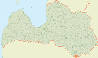 Деменская волость на карте