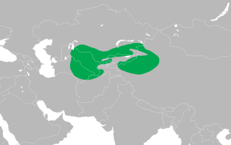 Dendrocopos leucopterus distribution map.png