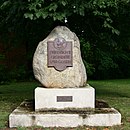 Memorial stone for the foundation of the town