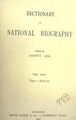 Dictionary of National Biography volume 57.djvu