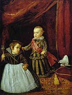 El príncep Baltasar Carlos amb un nan