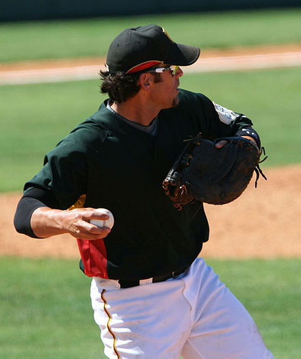 Mientkiewicz with the Pirates in Spring Training 2008