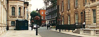 <span class="mw-page-title-main">9 Downing Street</span> Row house in Westminster