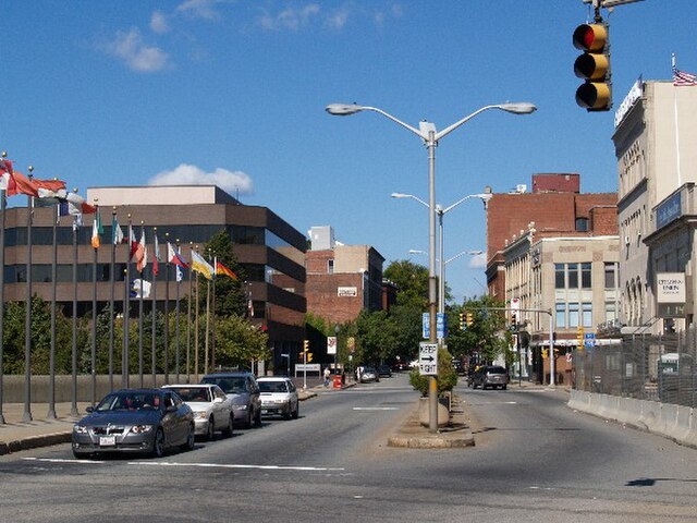 Downtown Fall River in September 2007