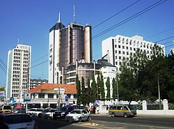 Mombasan keskusta vuonna 2008.