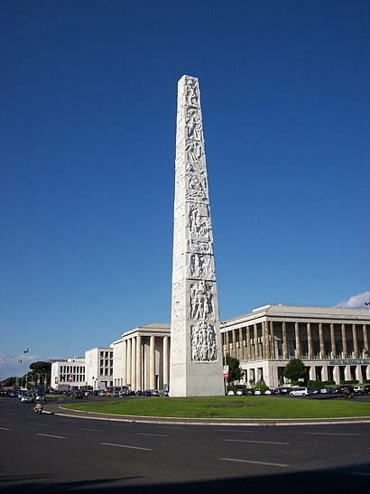 Come arrivare a Obelisco Marconi con i mezzi pubblici - Informazioni sul luogo