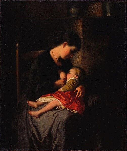 File:Eastman Johnson - The Mother (c1870).jpg