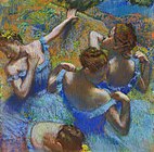 Blue Dancers by Edgar Degas, 1897