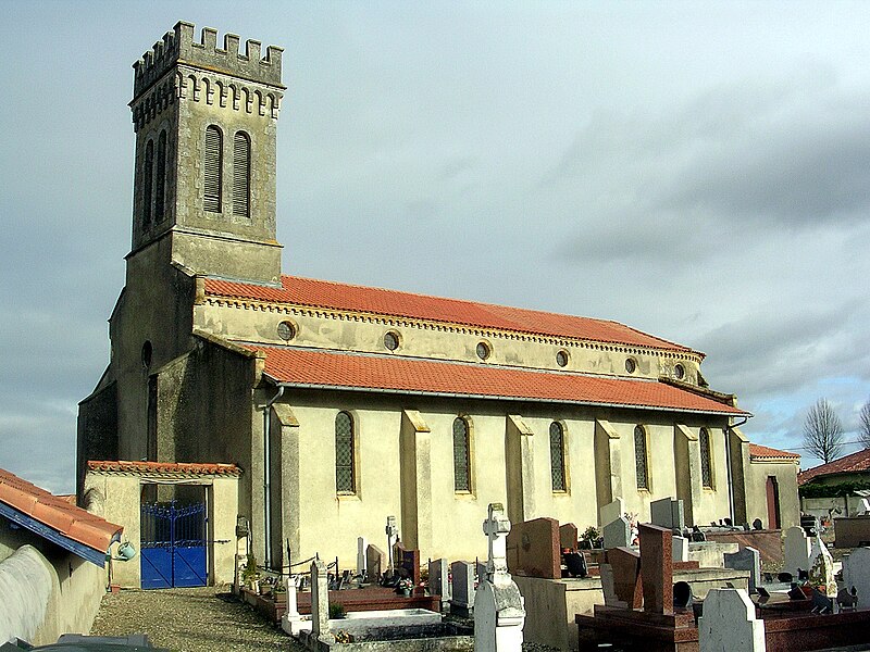 File:Eglise Aubagnan.JPG