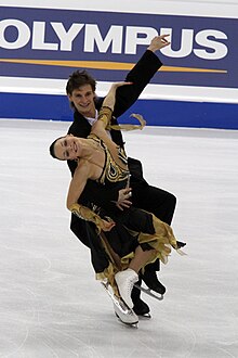 Екатерина Рублева и Иван Шефер на чемпионате мира 2010 года.