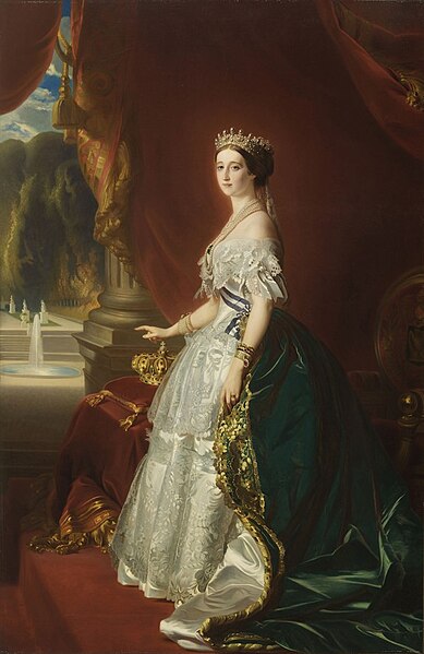 File:Empress Eugénie in Court Dress (Kwiatkowski after Winterhalter, Musée d'Orsay).jpg