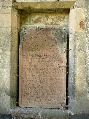 Epitaph N2 1637 Friedhof St.Michael Marburg