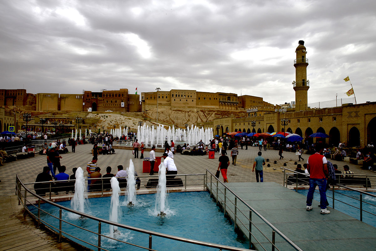 Erbil Citadel and Machko tea house in Erbil (Arbil), Kurdistan Region of Iraq Photograph: MSinjari Licensing: CC-BY-SA-3.0