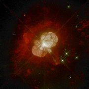 Eta Carinae tomada por el Telescopio espacial Hubble.