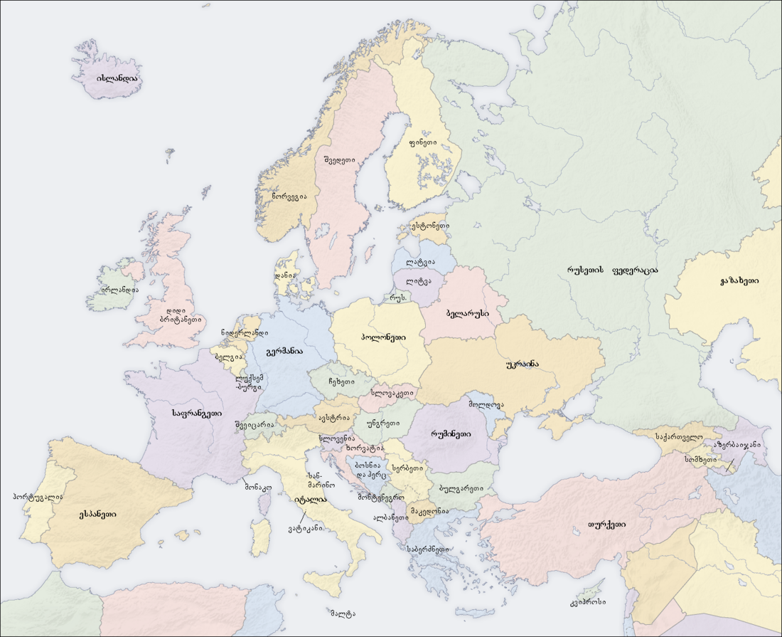 File:Europe countries map ka.png