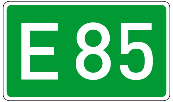 File:European Road 85 number DE.svg