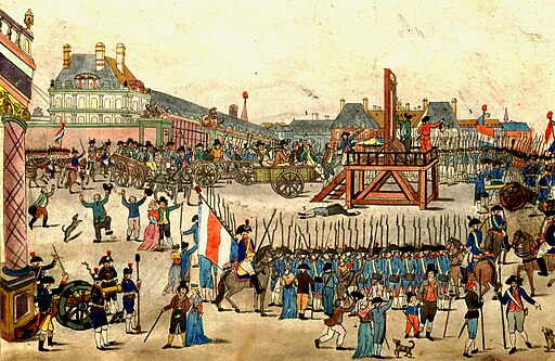 Execution robespierre, saint just...