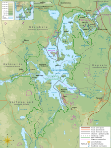 Färnebofjärden National Park topographic map-fr.svg