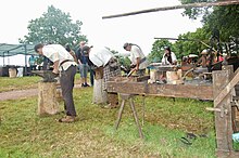 Fête du fer 2014 à Paimpont Forgerons