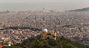 Thumbnail for File:Fabra Observatory, from Tibidabo, Barcelona.jpg