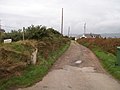 Миниатюра для Файл:Farm access lane leading to Mur-poeth, Mur-cwpwl, Bachwared and Yr Ewig - geograph.org.uk - 2096428.jpg