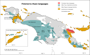 Finisterre-Huon languages.svg