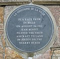 First aircraft Jersey 1912 plaque.jpg