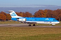 Fokker F70 (KLM cityhopper) (8186013409).jpg