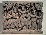 Naixement de Buda del període Kuixan, segles II-III e.c., Gandhara.