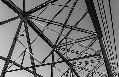 Frank J. Wood Bridge detail, Brunswick, Maine, US