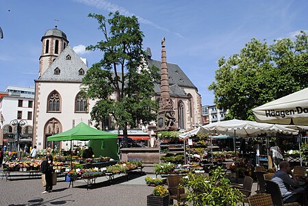 Frankfurt am Main Liebrauenberg und Blumenmarkt