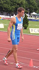 Frédéric Xhonneux trat zur letzten Disziplin des ersten Tages, dem 400-Meter-Lauf, nicht mehr an