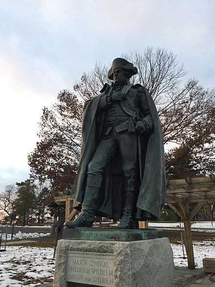 The Steuben Statue in Valley Forge National Historical Park