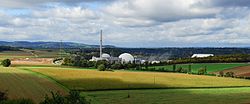 Panoramaaufnahme des Kernkraftwerks Neckarwestheim