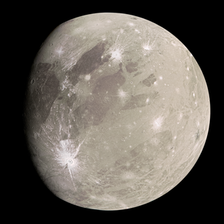 <span class="mw-page-title-main">Ganymede (moon)</span> Largest moon of Jupiter and in the Solar System
