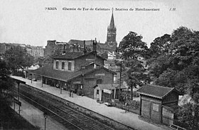 Gare de Ménilmontant makalesinin açıklayıcı görüntüsü