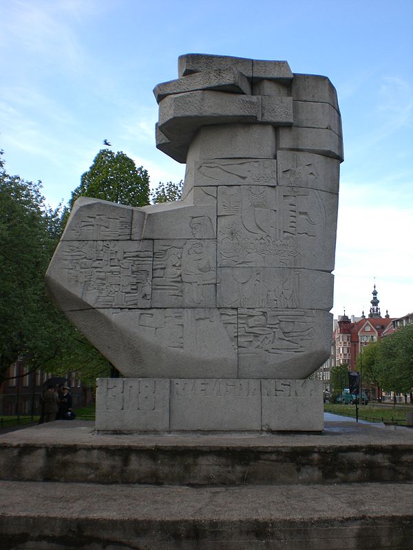 Monument in Gdańsk