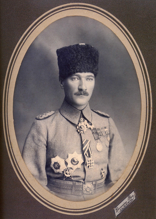 General Mustafa Kemal in Aleppo, 1917