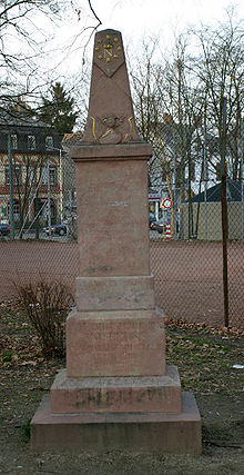 Denkmal des Gonsenheimer Napoleonvereines, sogenannter Napoleonstein