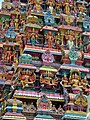 Gopurams of the Madurai Meenakshi Temple, Madurai, Tamil Nadu, India (2009) 15.jpg