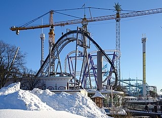 <span class="mw-page-title-main">Monster (Gröna Lund)</span> Steel inverted roller coaster at Gröna Lund
