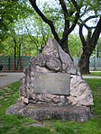 St. Johann Park founding stone