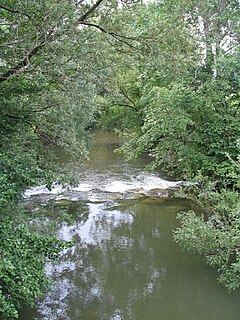 Gradaščica river in Slovenia