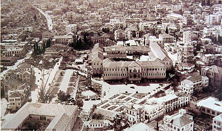 View of Beirut's Grand Serail- circa 1930