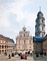 Vilnius University and the Church of St. John