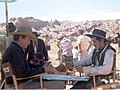 Gregory Peck and Omar Sharif Playing Bridge on the Set of MacKenna's Gold, 1969.jpg