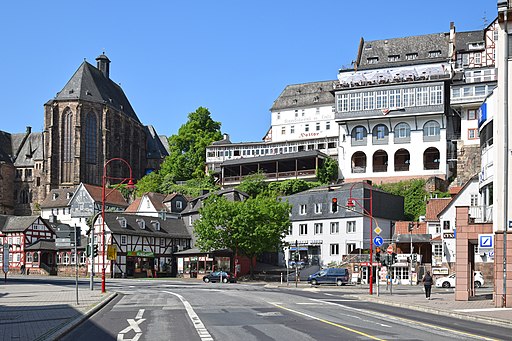 Häuser am Rudolphsplatz und Pilgrimstein Marburg (2)