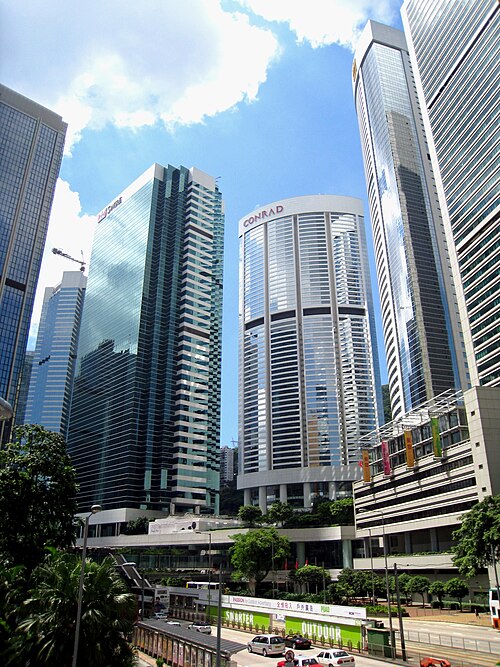 View of Pacific Place across Queensway in June 2008.