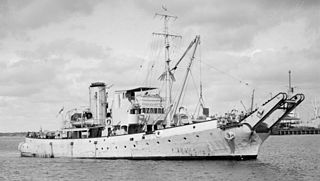 HMAS <i>Kangaroo</i> Boom defence vessel of the Royal Australian Navy